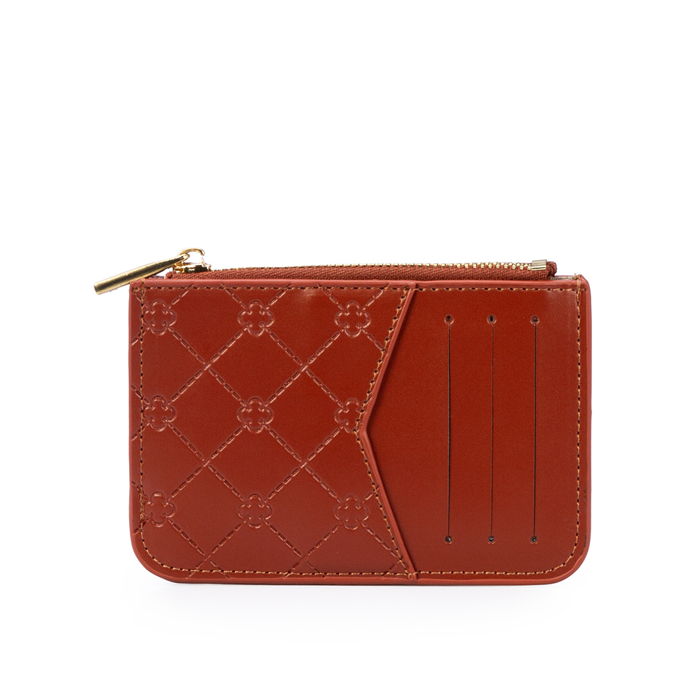 CARTEIRA PEQUENA CARAMELO MONOGRAMA image number 2