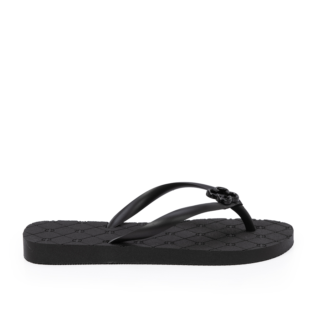 CHINELO DE DEDO INFANTIL MONOGRAMA PRETO image number 0