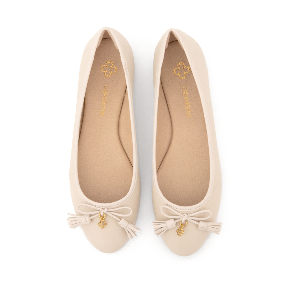 SAPATILHA BEGE R&Aacute;FIA LA&Ccedil;O image number 4