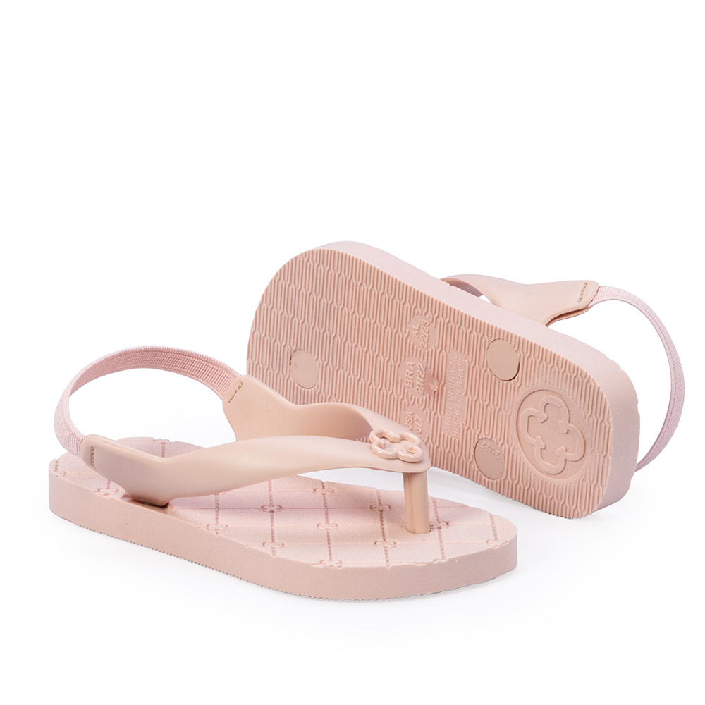 CHINELO DE DEDO BEB&Ecirc; ROSA PE&Ocirc;NIA MONOGRAMA image number 3