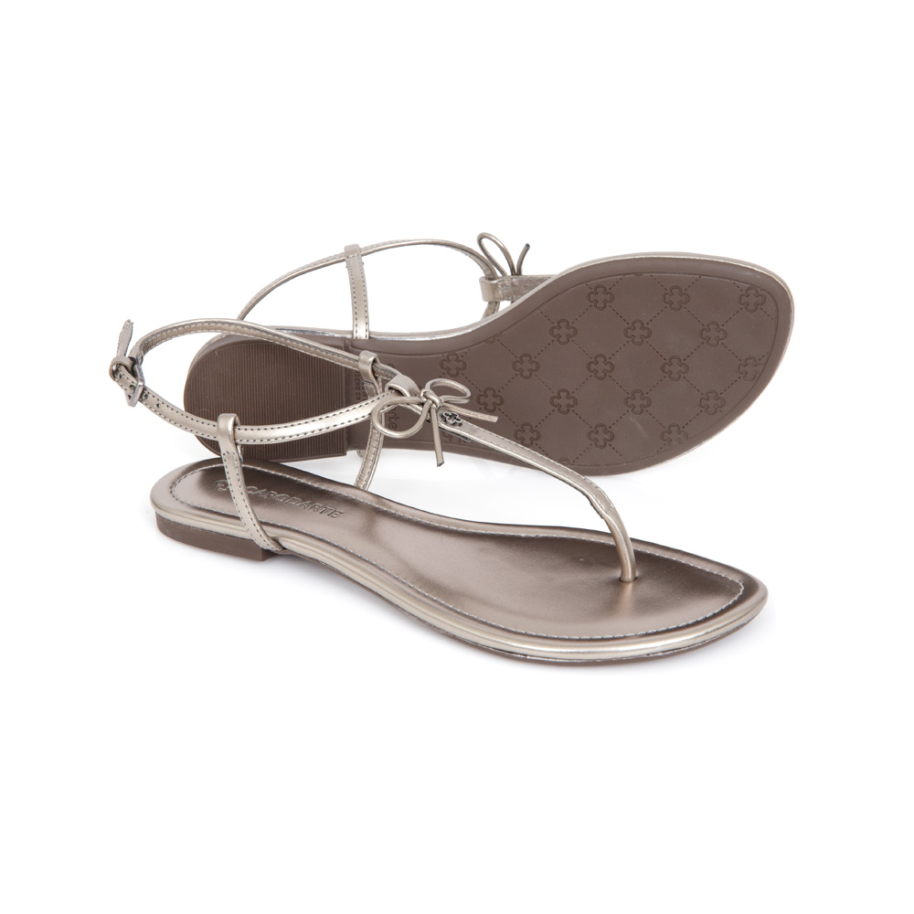 SANDÁLIA RASTEIRA CINZA PEWTER SOFT COM LAÇO image number 3