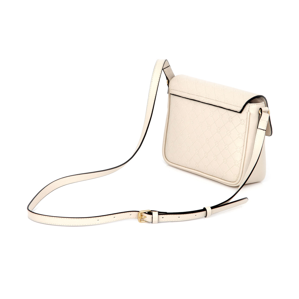 BOLSA PEQUENA TIRACOLO BEGE R&Aacute;FIA MONOGRAMA image number 3