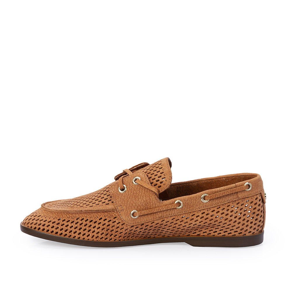 LOAFER MOCASSIM CARAMELO DE COURO NOBUCK image number 2