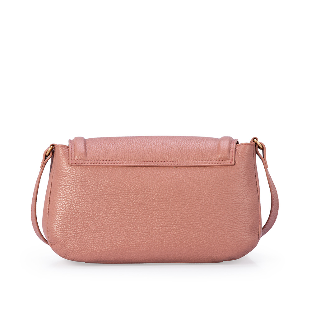 BOLSA TIRACOLO ROSA MALVA DE COURO SHOULDER BAG image number 2