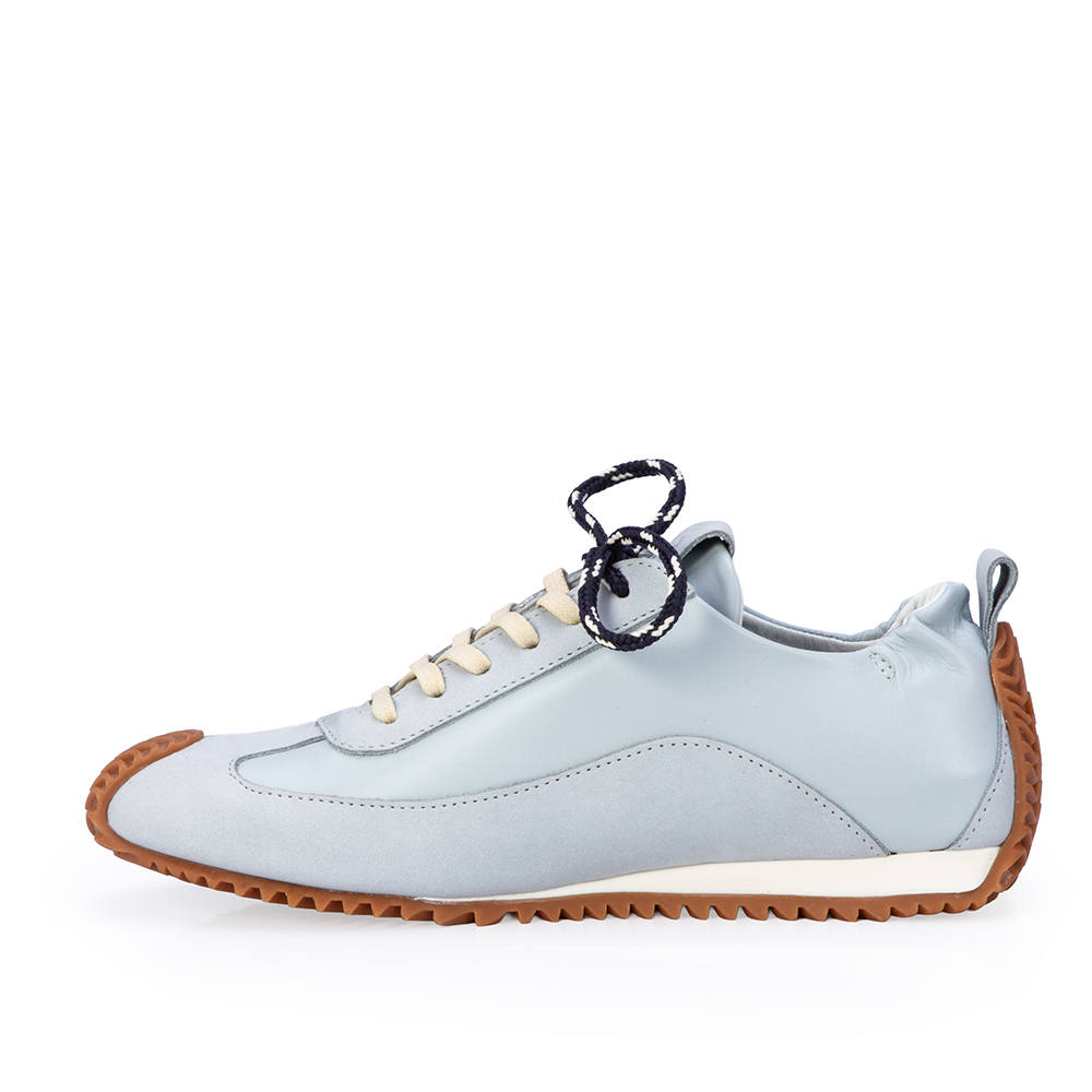 T&Ecirc;NIS SNEAKERS FEMININO AZUL TURMALINA COURO AMARRA&Ccedil;&Atilde;O image number 2