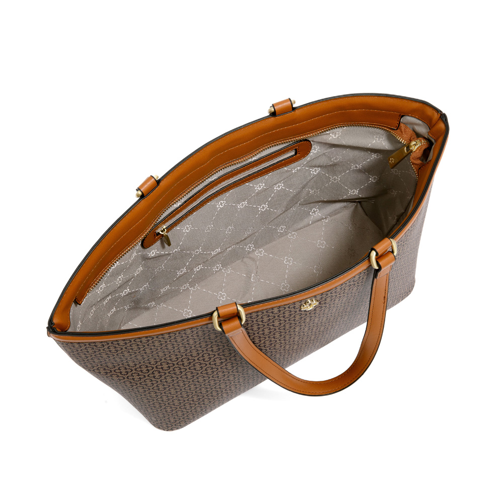BOLSA GRANDE BEGE MONOGRAMA SHOPPER image number 4
