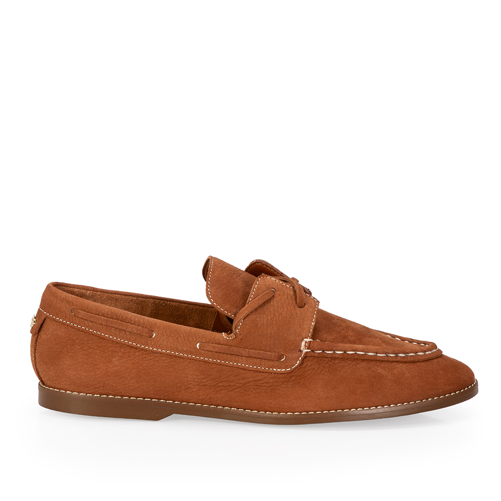 LOAFER MOCASSIM MARROM COURO NOBUCK image number 0