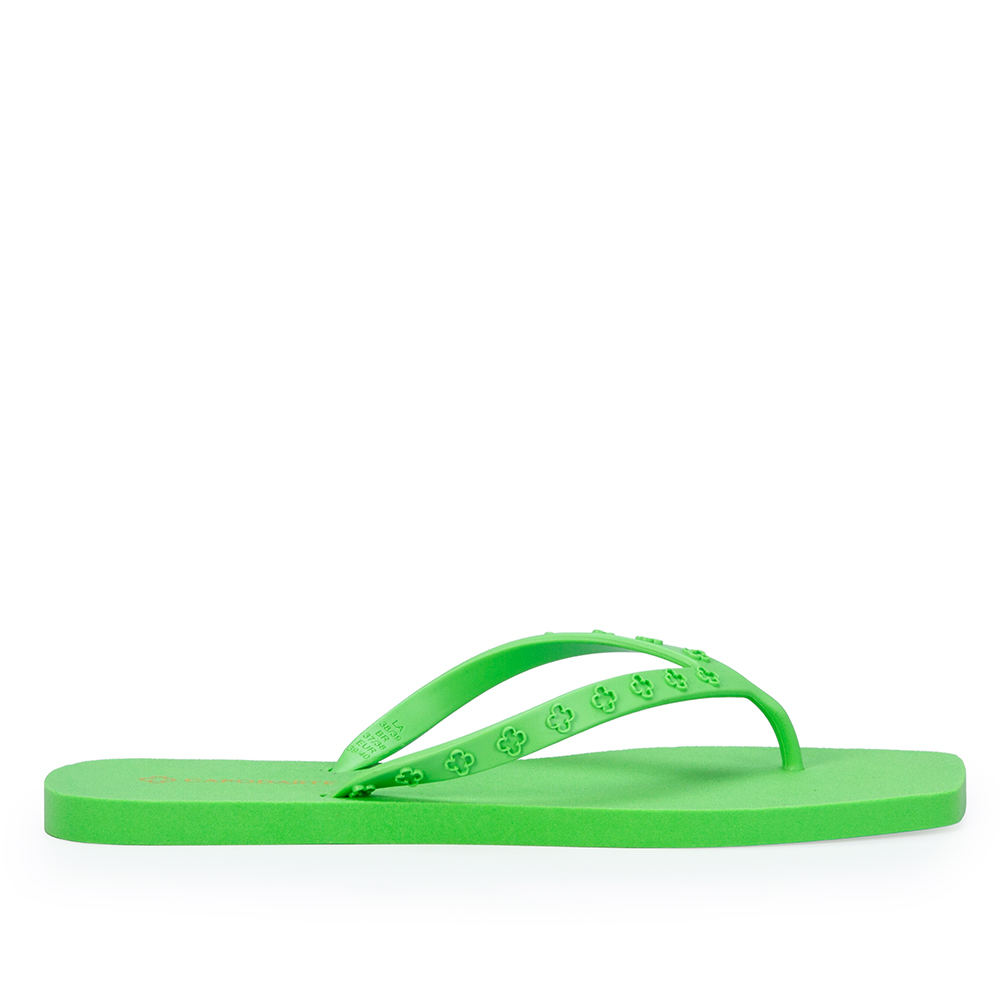 KIT CHINELO DE DEDO VERDE PISTACCHIO + VISEIRA MONOGRAMA image number 1