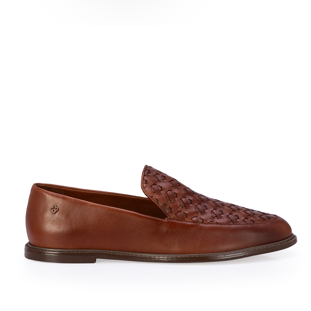 LOAFER MOCASSIM MARROM DE COURO TRESS&Ecirc; image number 0