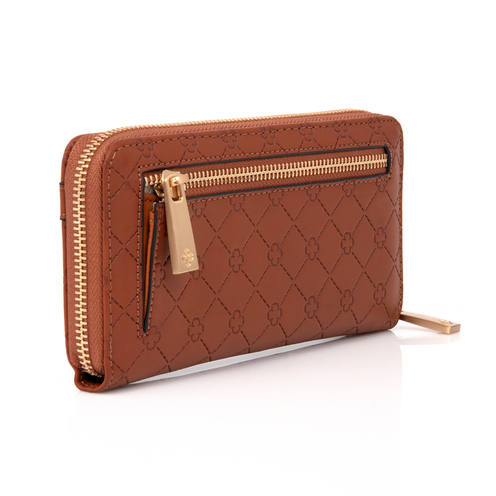 CARTEIRA FEMININA CARAMELO MONOGRAMA image number 2