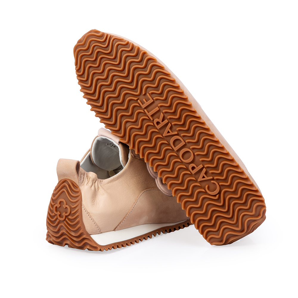 T&Ecirc;NIS FEMININO ROSA PE&Ocirc;NIA DE COURO SNEAKERS image number 3