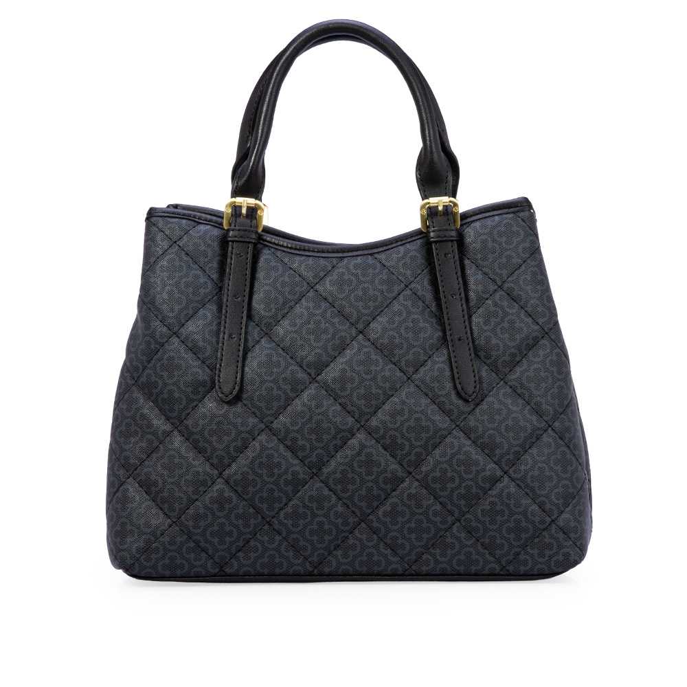 BOLSA TOTE M&Eacute;DIA MONOGRAMA MATELASS&Ecirc; PRETA image number 2