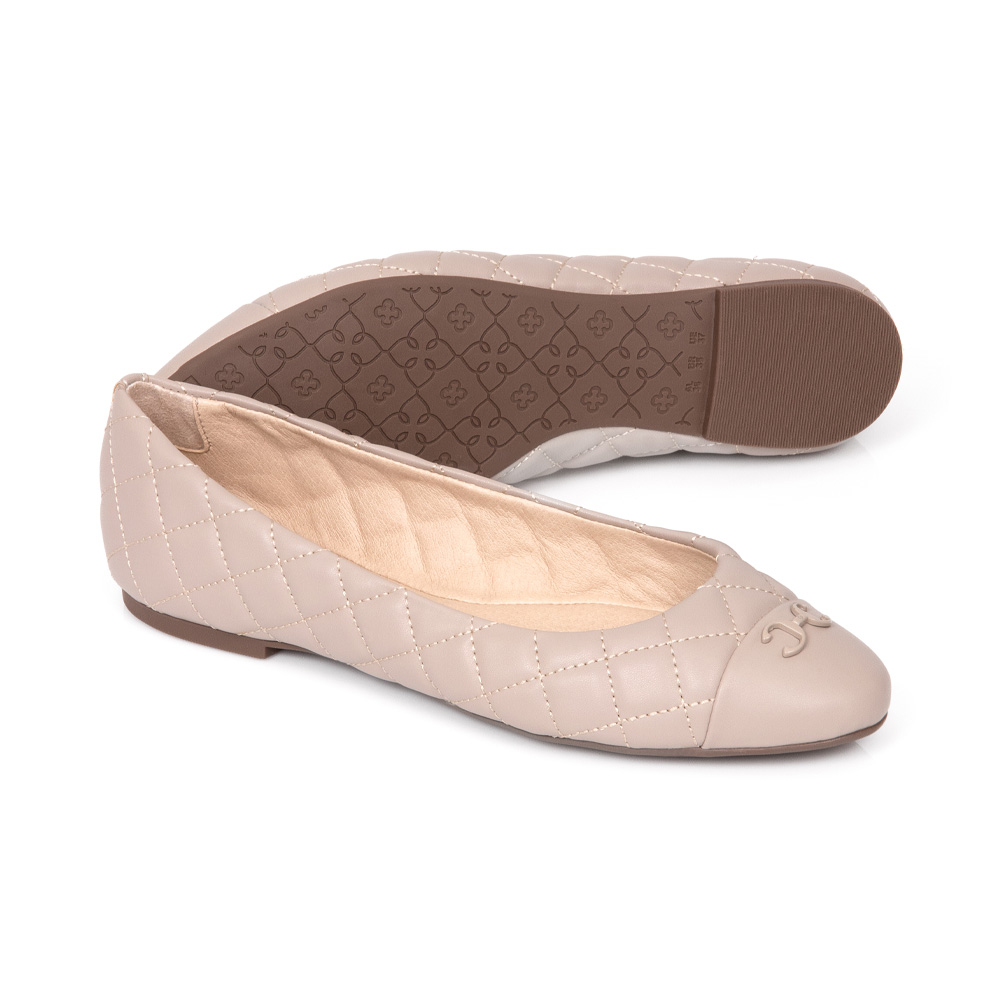 SAPATILHA BEGE OSTRA MATELASSÊ image number 3