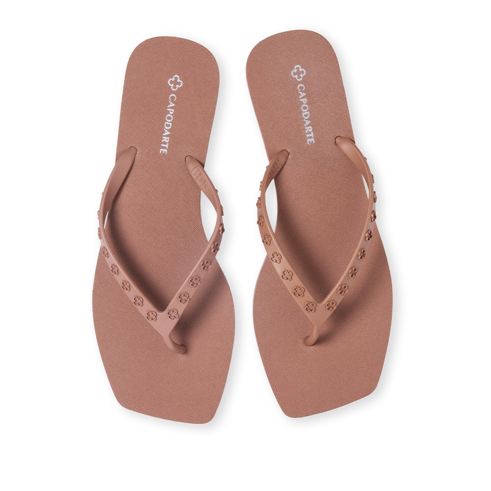 CHINELO DE DEDO BICO QUADRADO ROSA MALVA TIRAS MONOGRAMA image number 4