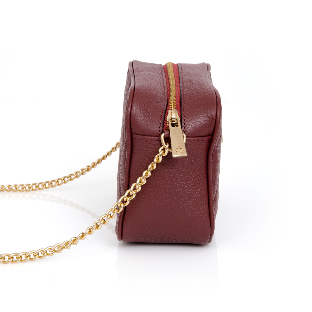 BOLSA SHOULDER BAG DE COURO BORD&Ocirc; MATELASS&Ecirc; image number 1