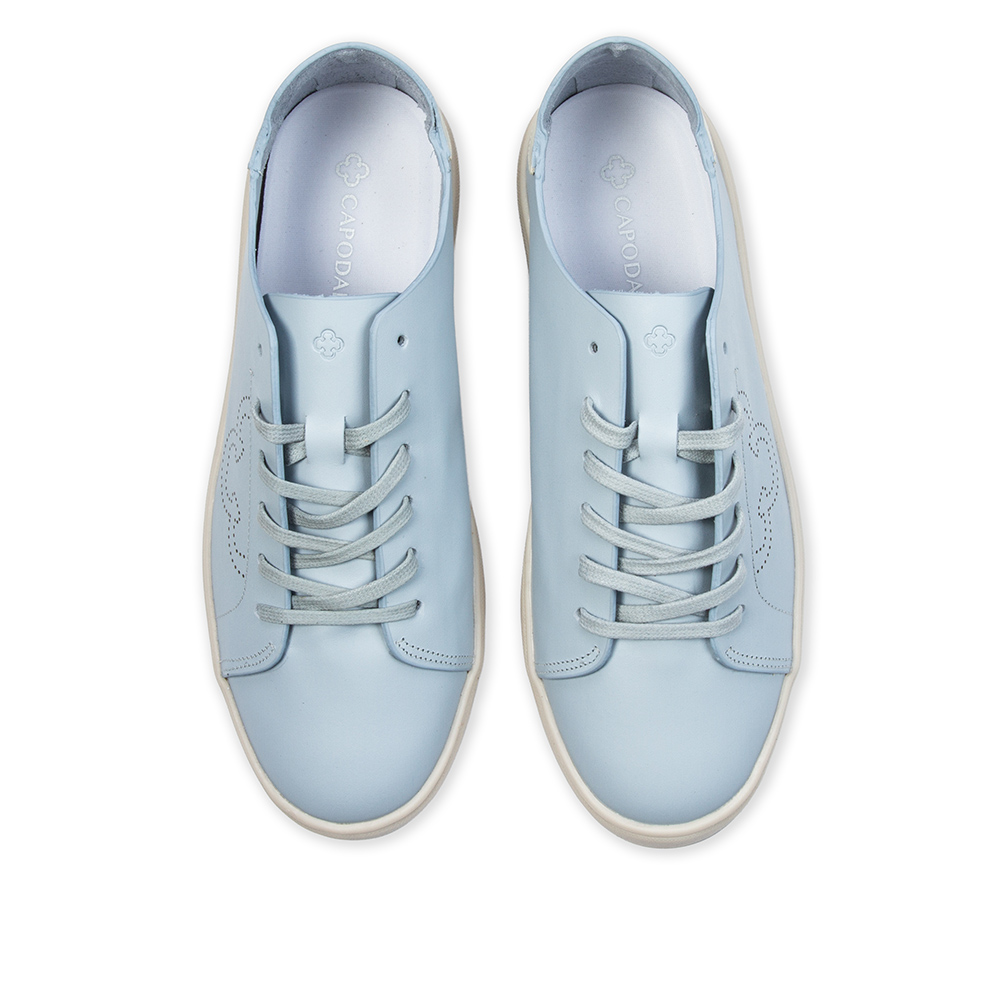 T&Ecirc;NIS CASUAL AZUL TURMALINA DE COURO AMARRA&Ccedil;&Atilde;O FEMININO image number 4