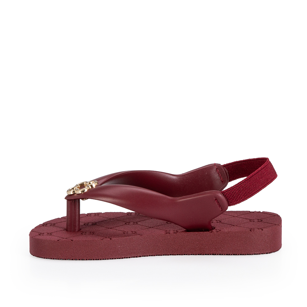 CHINELO BEB&Ecirc; VERMELHO COM TIRA EL&Aacute;STICA INJETADO image number 2