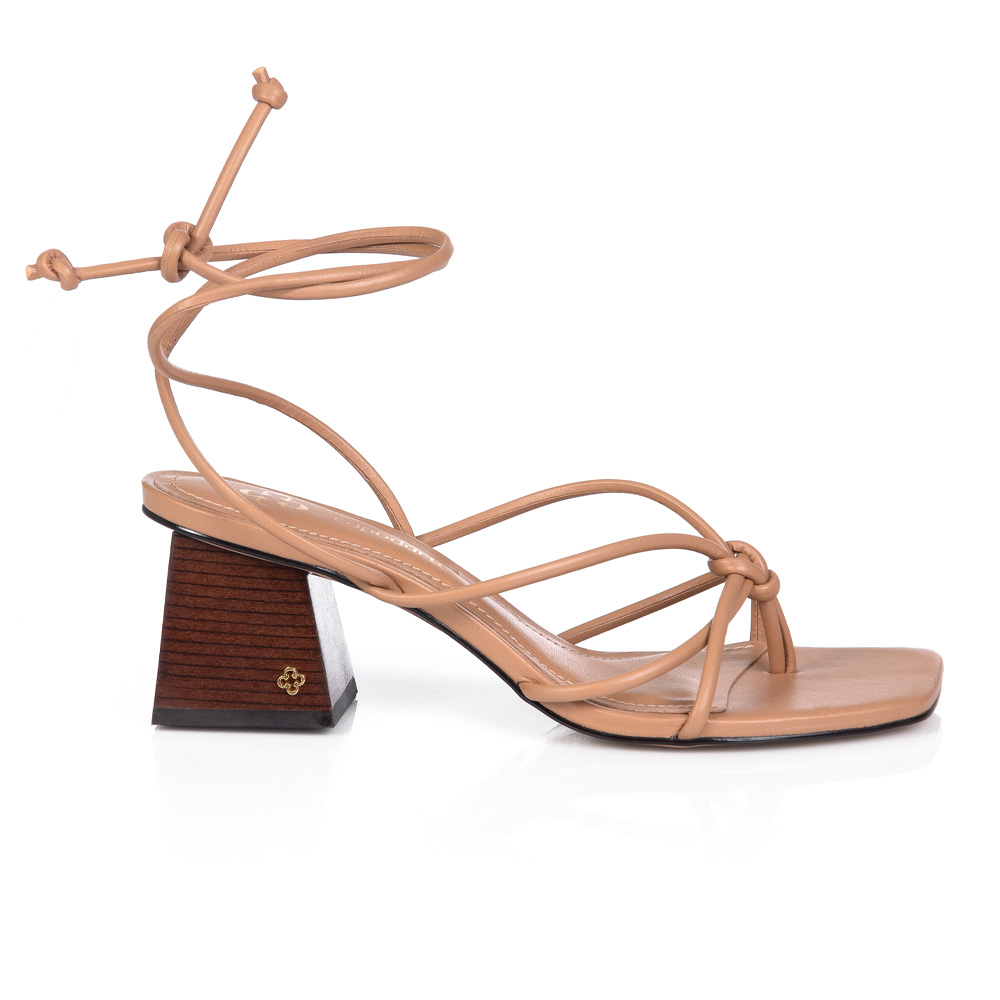 SAND&Aacute;LIA SALTO BLOCO BEGE  AMARRA&Ccedil;&Atilde;O image number 0