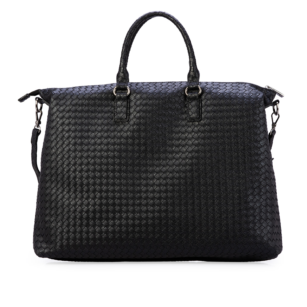 MALA GRANDE DE M&Atilde;O PRETA TRESS&Ecirc; image number 2