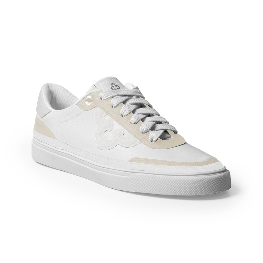 T&Ecirc;NIS BRANCO COURO AMARRA&Ccedil;&Atilde;O FEMININO image number 0