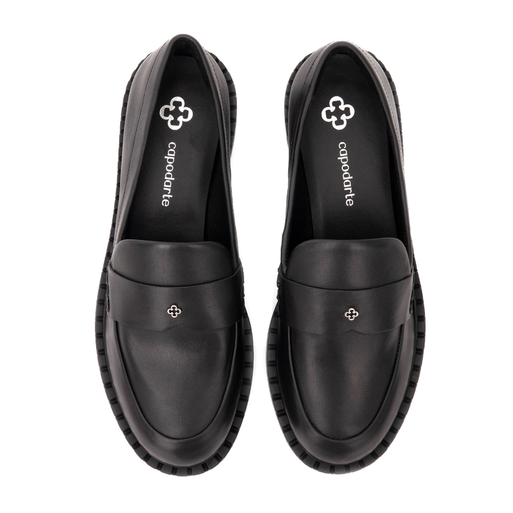 LOAFER MOCASSIM PRETO DE COURO image number 4