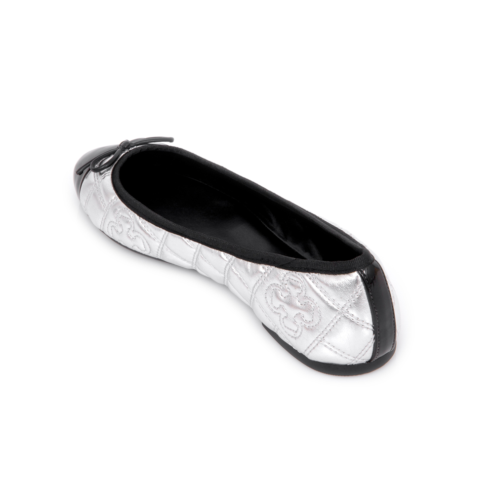 SAPATILHA METALIZADA PRATA E PRETA MATELASS&Ecirc; image number 2