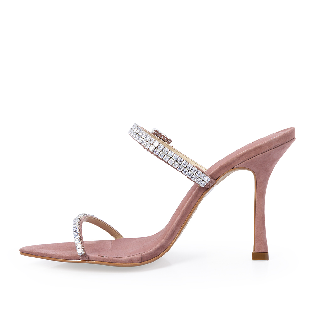 MULE CAPODARTE  COURO NOBUCK MALVA image number 4