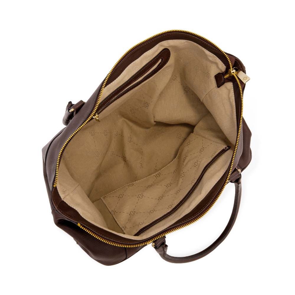 BOLSA GRANDE MARROM TOBACCO COURO SHOPPER image number 4