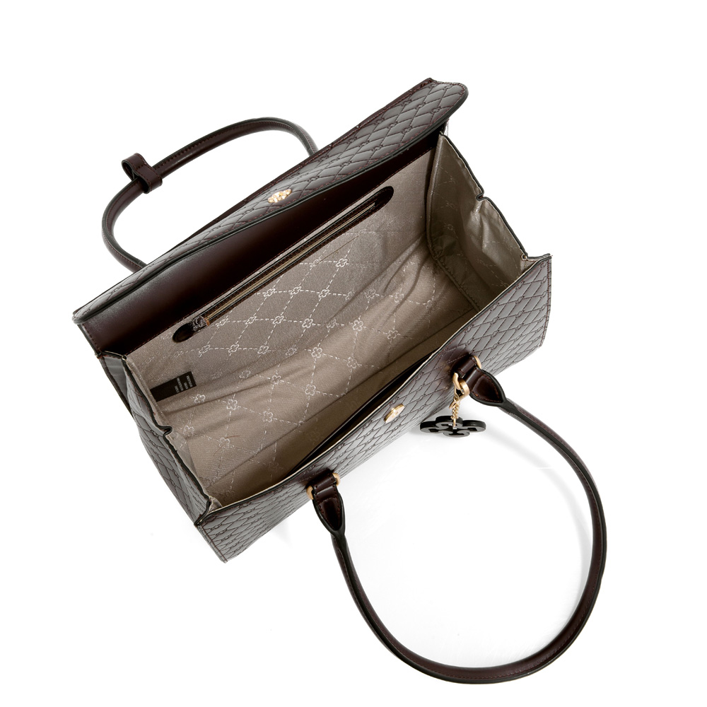 BOLSA MARROM MONOGRAMA SHOPPER image number 4