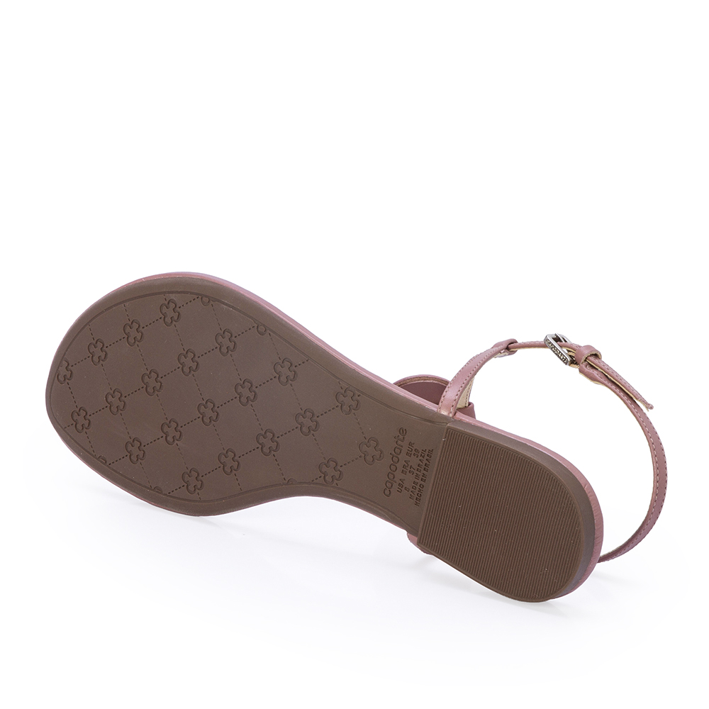 SAND&Aacute;LIA RASTEIRA ROSA MALVA DE COURO image number 3