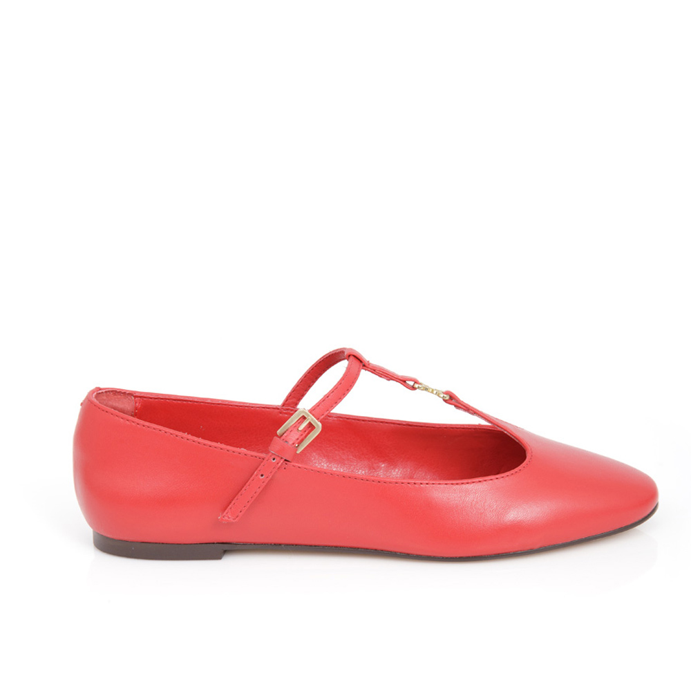 SAPATILHA COURO VERMELHA RUBI image number 0
