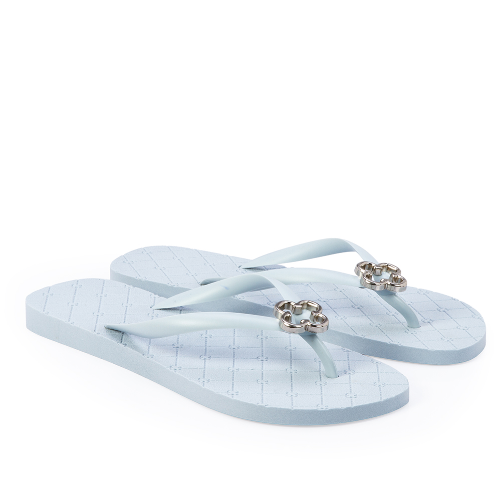 CHINELO DE DEDO AZUL TURMALINA MONOGRAMA image number 1