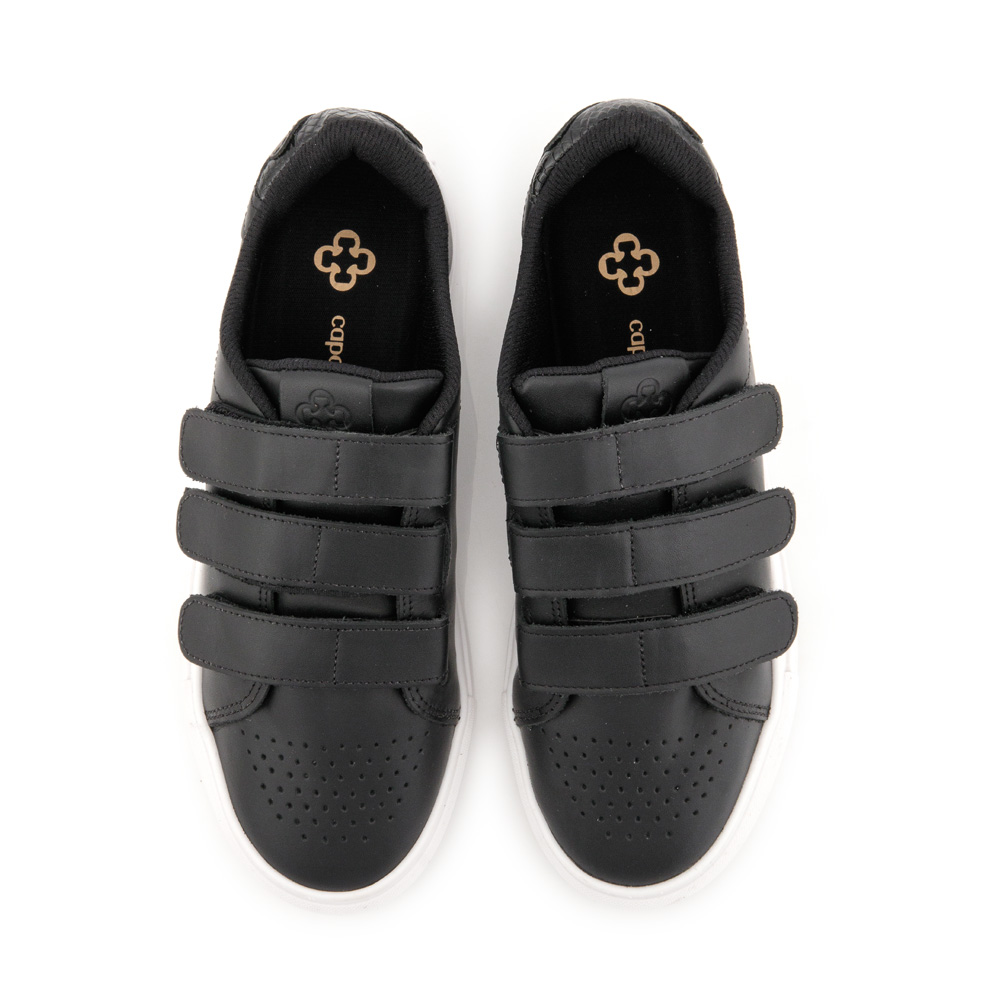 T&Ecirc;NIS PRETO DE COURO COM VELCRO image number 4