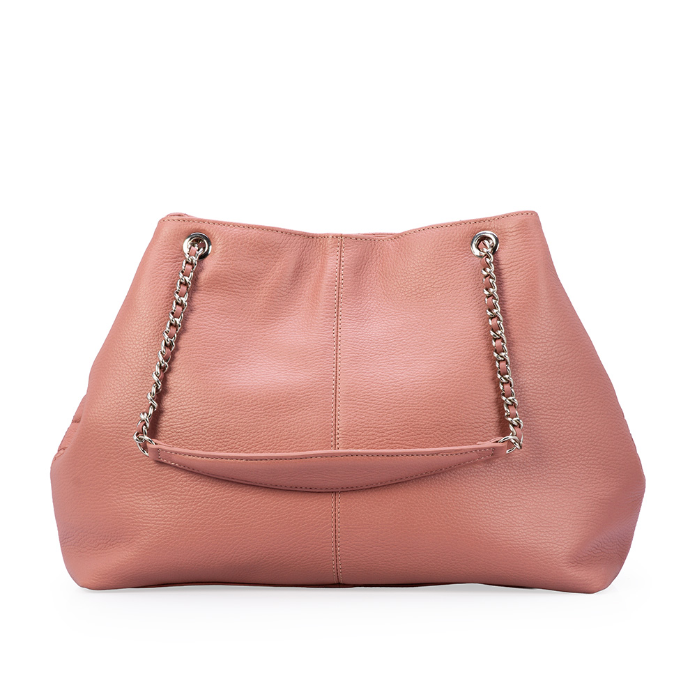 BOLSA ROSA MALVA DE COURO MATELASS&Ecirc; HOBO CARINA image number 2