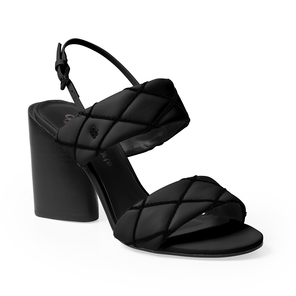 SAND&Aacute;LIA PRETA SALTO ALTO TIRAS LARGAS image number 0