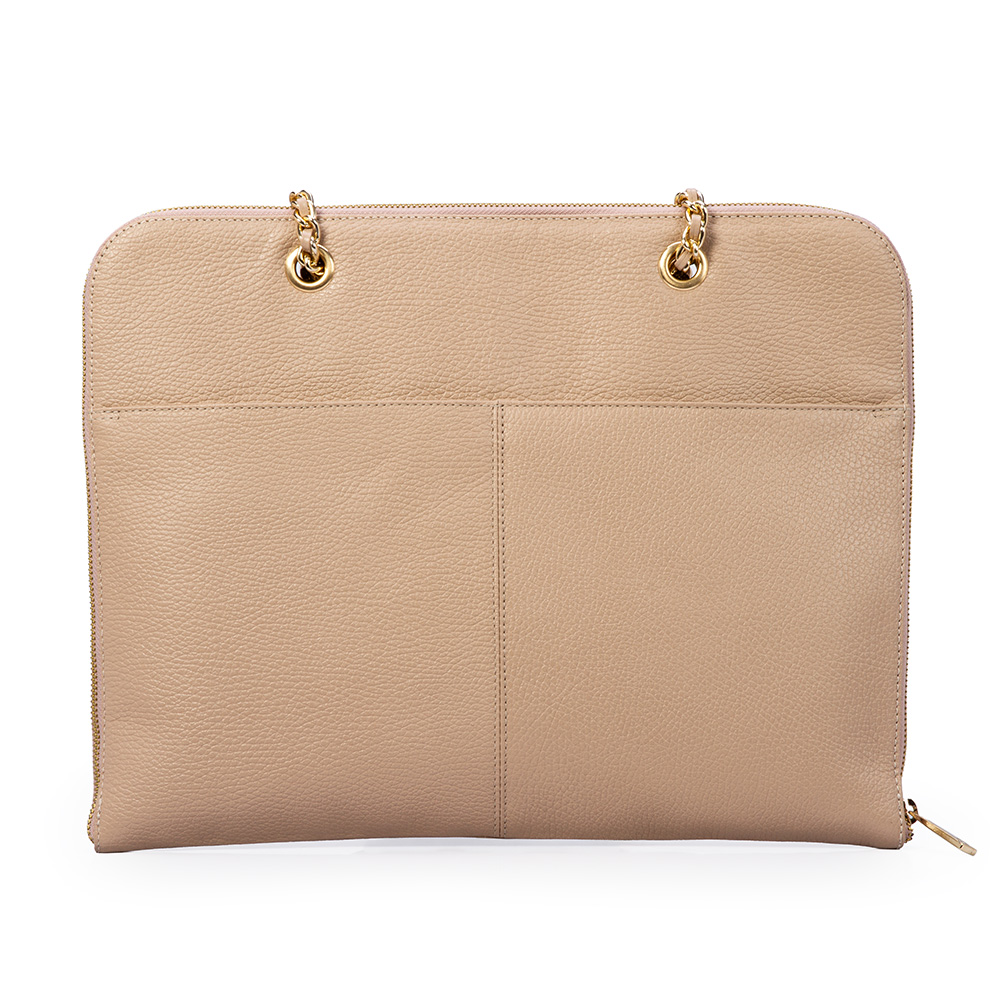 PASTA  NOTEBOOK NUDE SEDA DE COURO image number 2