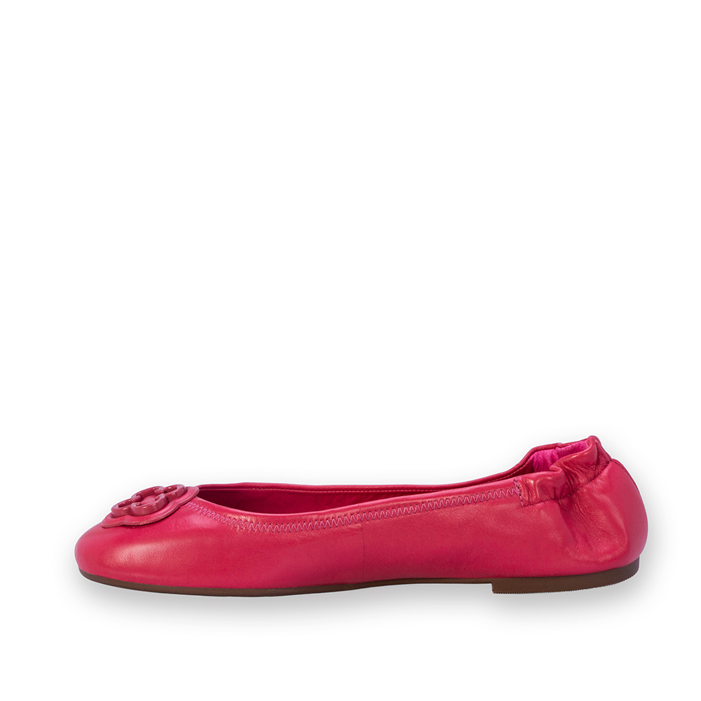 SAPATILHA INFANTIL VERMELHA RUBI DE COURO image number 2