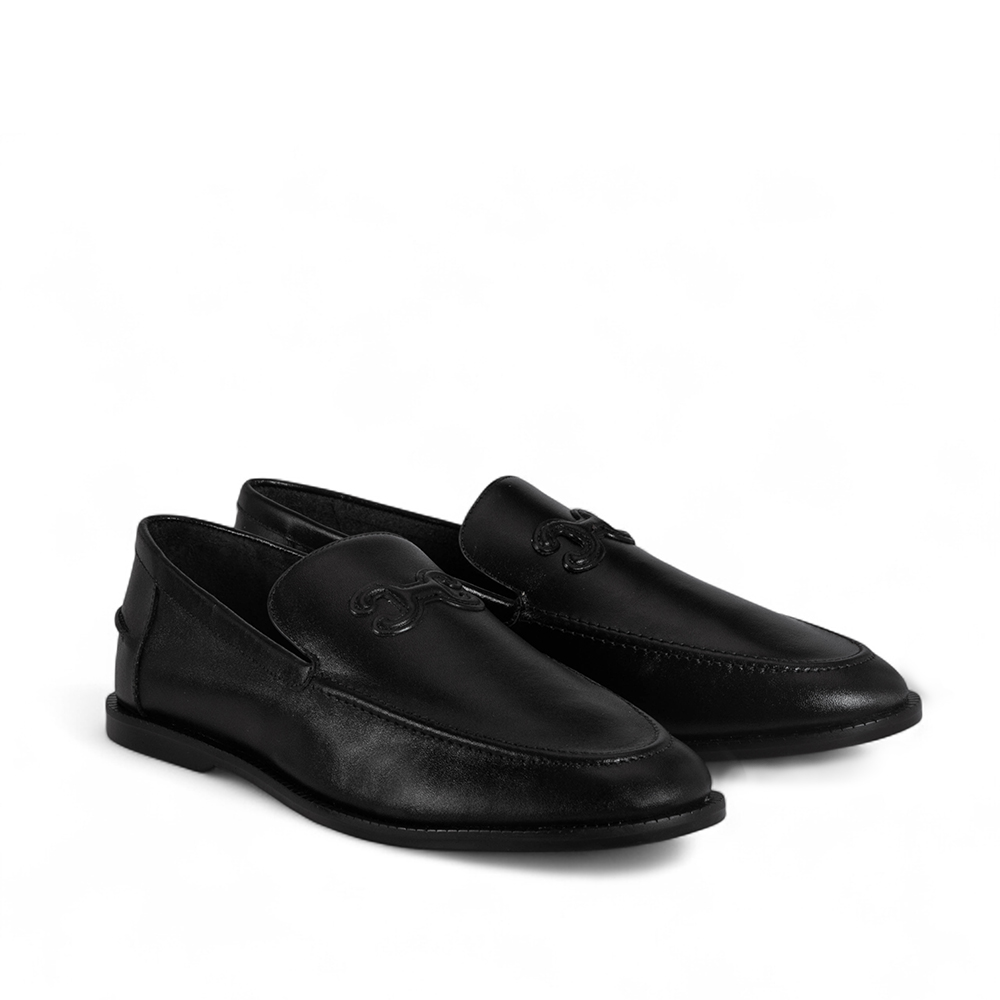 LOAFER MOCASSIM PRETO DE COURO image number 1