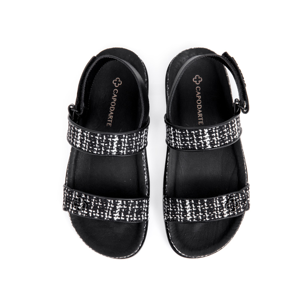 PAPETE PRETO E BRANCO COM VELCRO image number 4