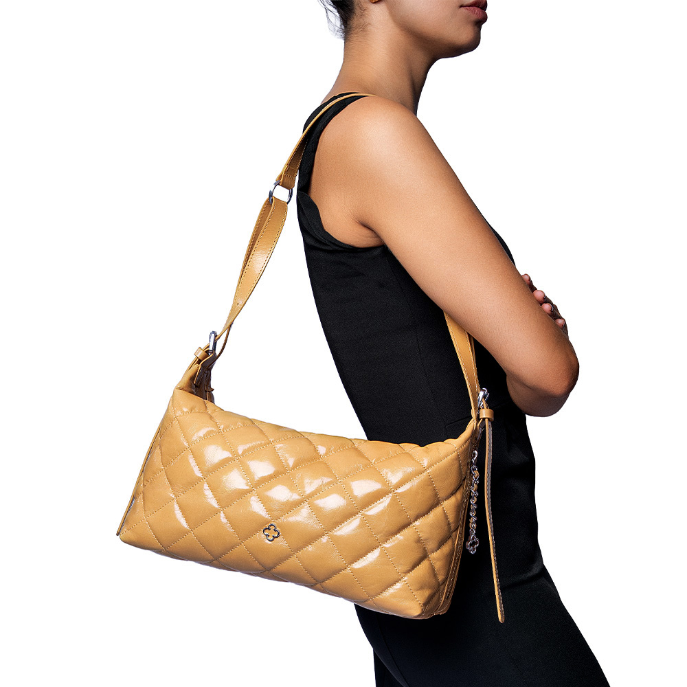 BOLSA SHOULDER BAG COURO NAPA VETRO SAVANA image number 1