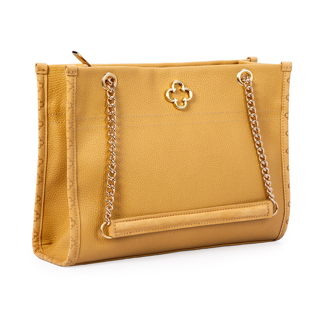 BOLSA BEGE SAVANA COURO NOBUCK SHOPPER image number 3