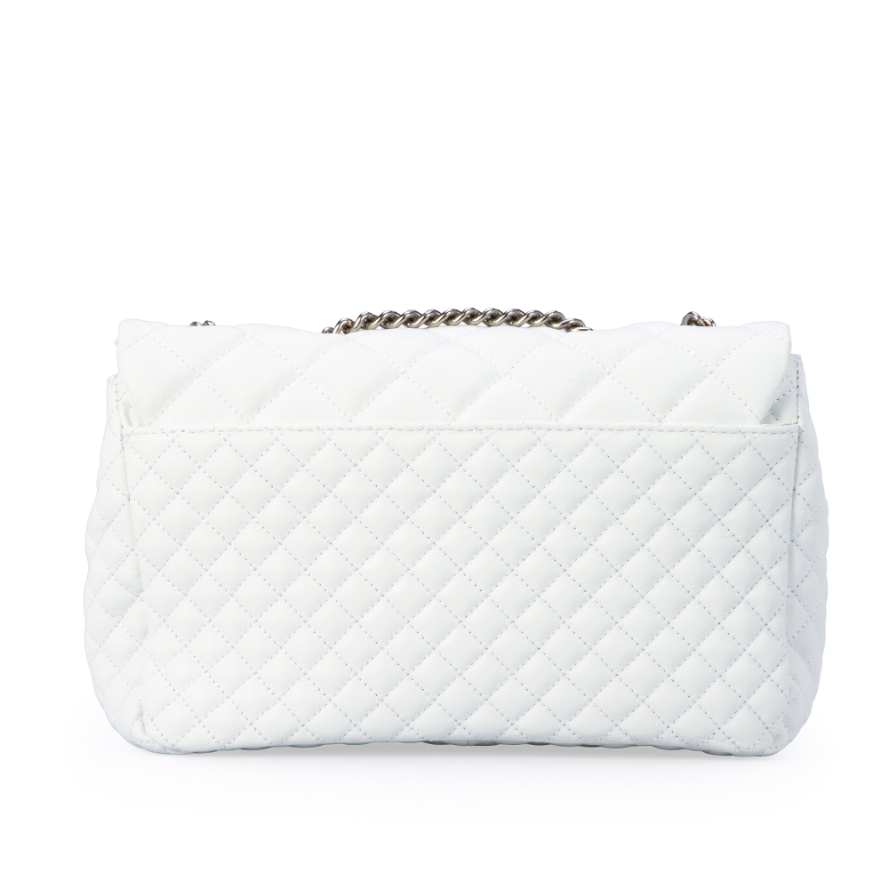 BOLSA BRANCA DE COURO MATELASS&Ecirc; SHOULDER BAG image number 2