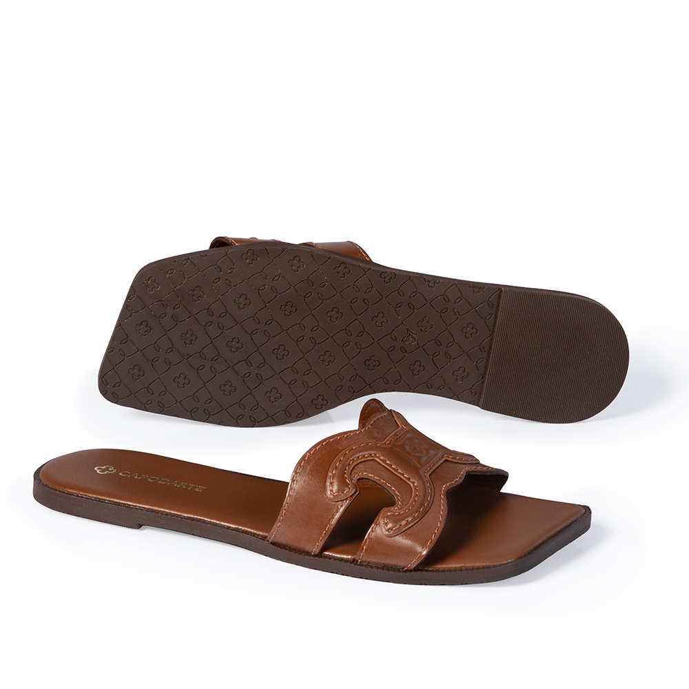 CHINELO RASTEIRO MARROM MOGNO DE COURO image number 2