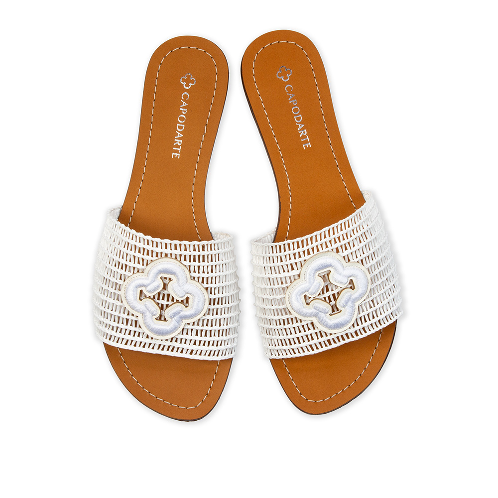 CHINELO SLIDE BRANCO TRAMADO image number 4
