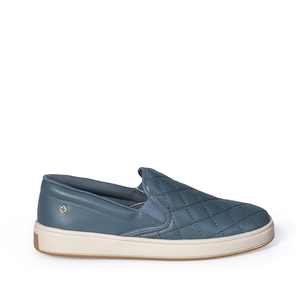 TÊNIS SLIP ON AZUL ÍNDIGO MATELASSÊ FEMININO image number 0
