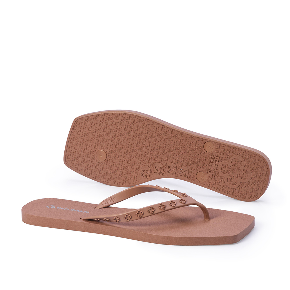 CHINELO DE DEDO BICO QUADRADO ROSA MALVA TIRAS MONOGRAMA image number 3