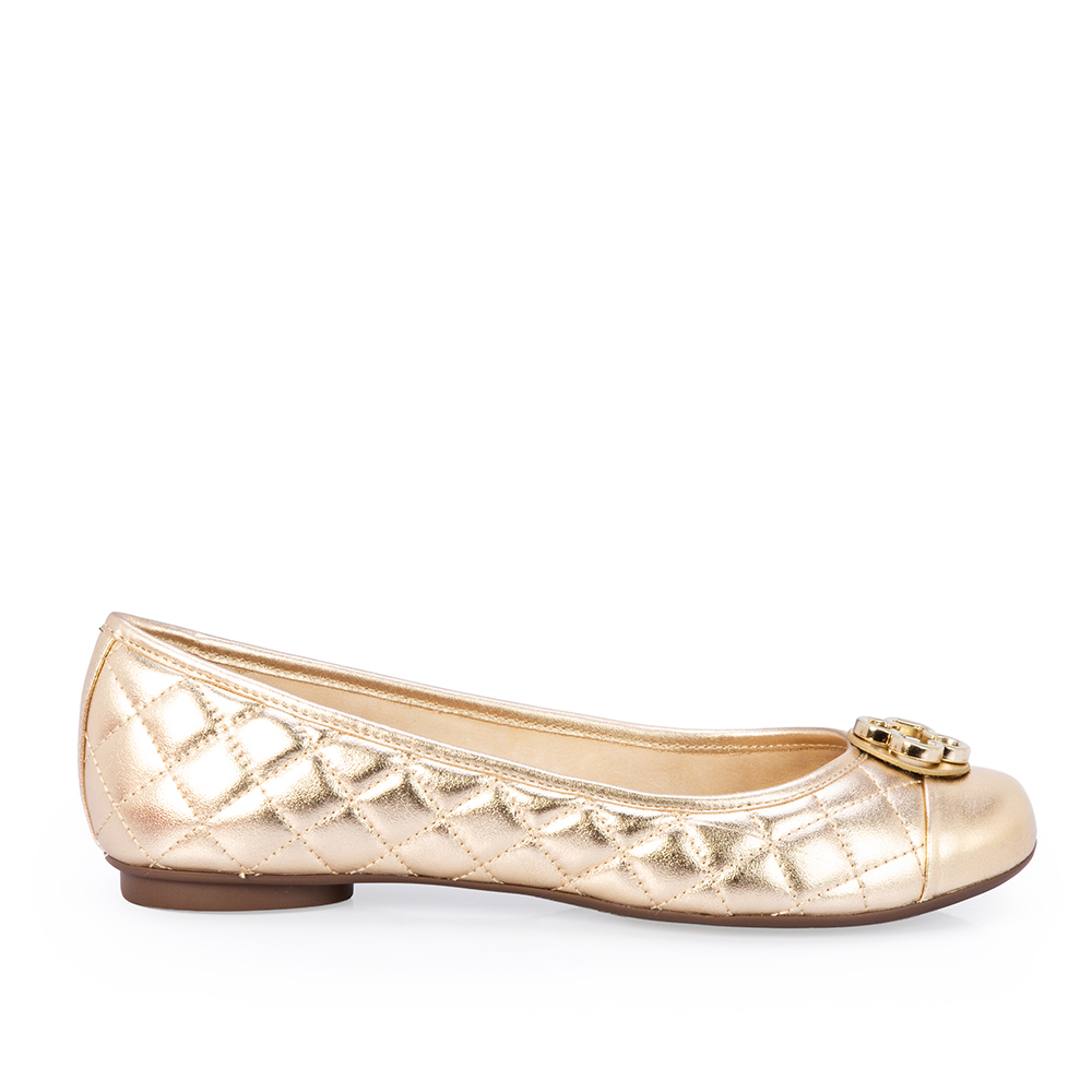 SAPATILHA CATHERINE COURO DOURADA METALIZADA image number 0