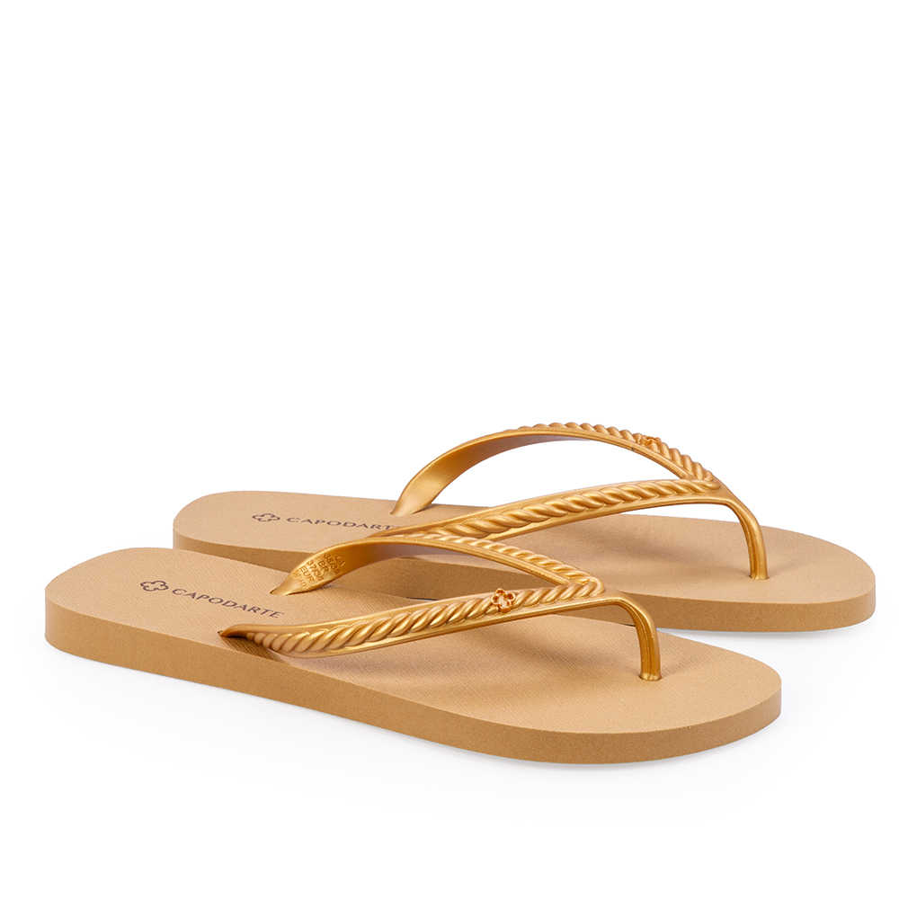 CHINELO DE DEDO DOURADO CLARO image number 1