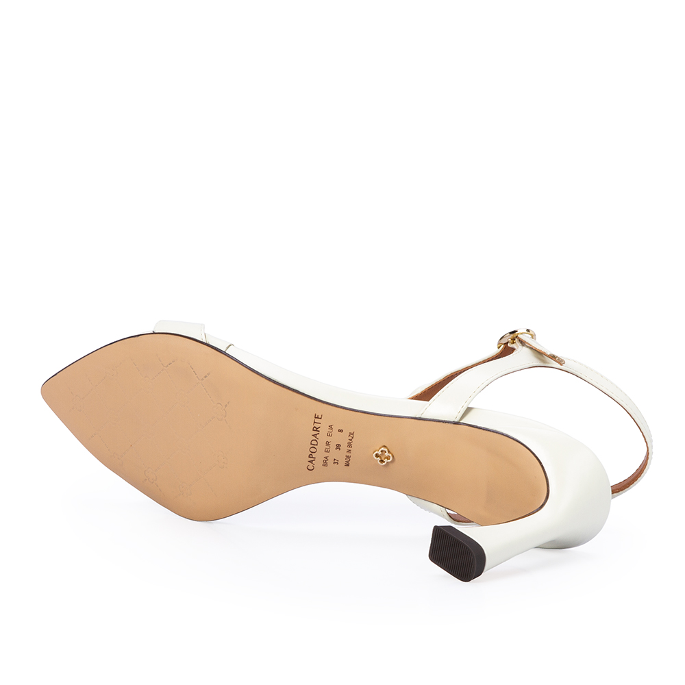 SAND&Aacute;LIA SALTO ALTO BRANCA DUNA DE COURO image number 3