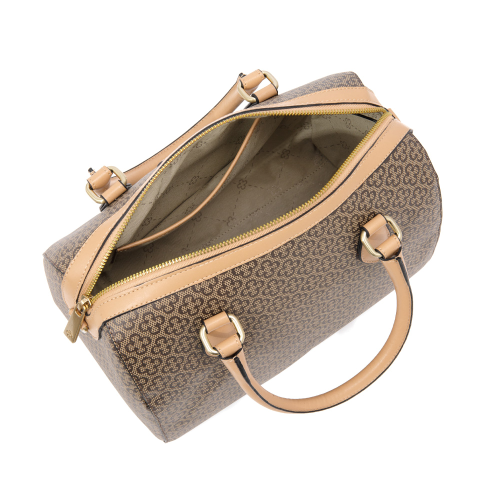 BOLSA TIRACOLO BEGE RÁFIA MONOGRAMA DOCTOR BAG image number 4